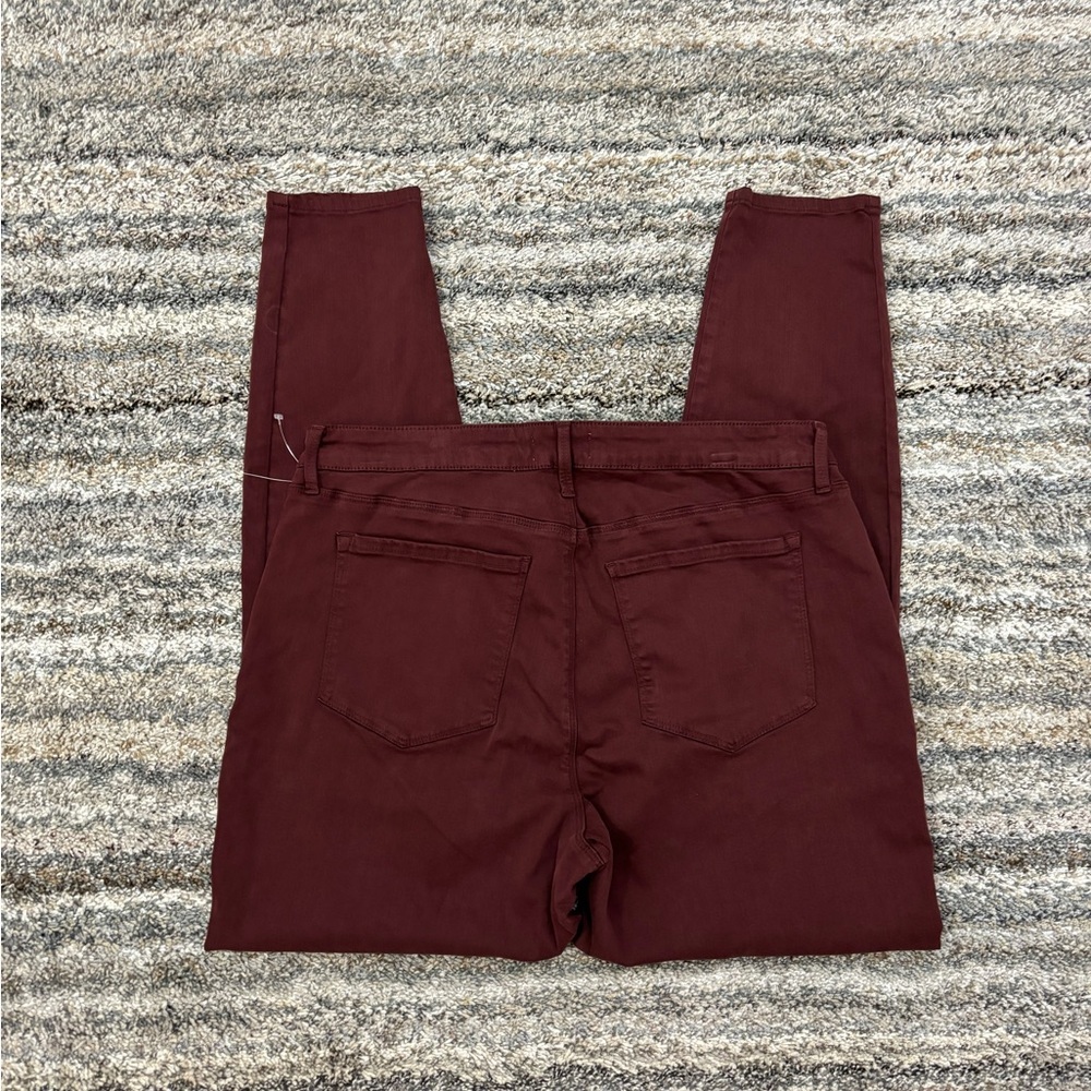 Pistola Skinny Jeans Sz 33 NWT | Pistola Maroon Skinny Jeans | Pistola Jeans NWT - Picture 7 of 12